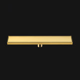24" Modern Shower Linear Drain Polished Gold