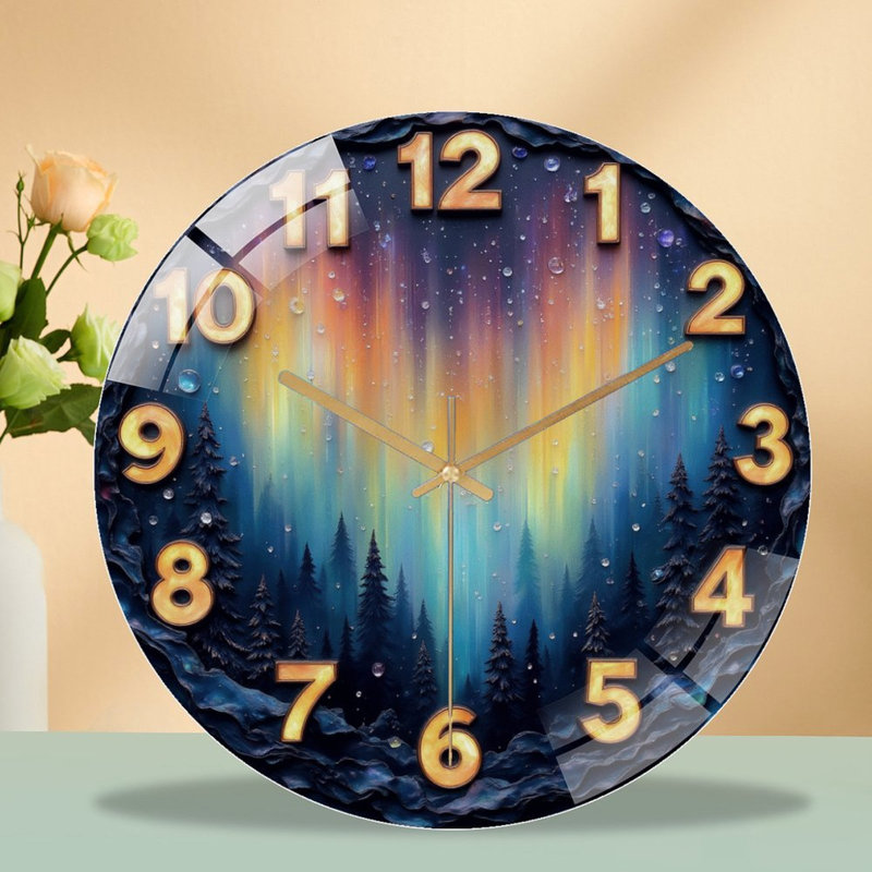 Horloge murale avec horloge murale 12 po