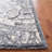 Bathilde Hand Tufted Wool/Cotton with Cotton Backing Metro Geometric Rug in Ivory/Gray-714933276