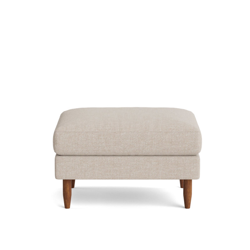 Skinny Fat Ottoman, Performance Weave - Natural