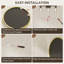 Valancia Shatter-Proof Aluminum Round Wall Mirror-819007032-819007034