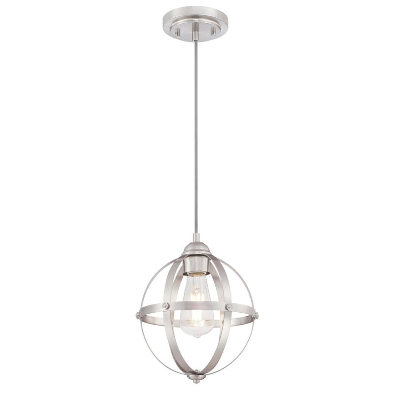 Mini-luminaire d'intérieur Stella Mira, Argent argent, Nickel brossé