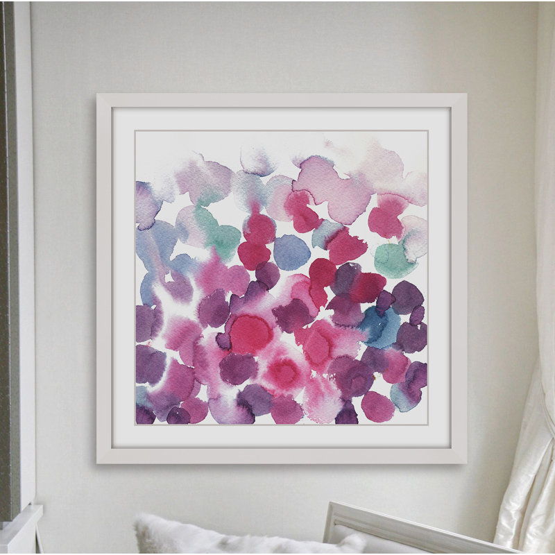 «Memories of Painted Idea», reproduction d'art encadrée, H 32 po x l 32 po x P 1,5 po