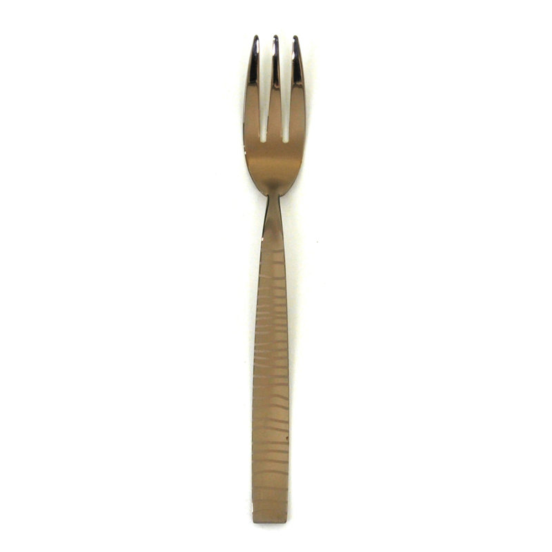 Tigre Cake Fork - 48 Pieces, Bronzo