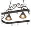 Elana Steel Handcrafted Rectangle Hanging Pot Rack