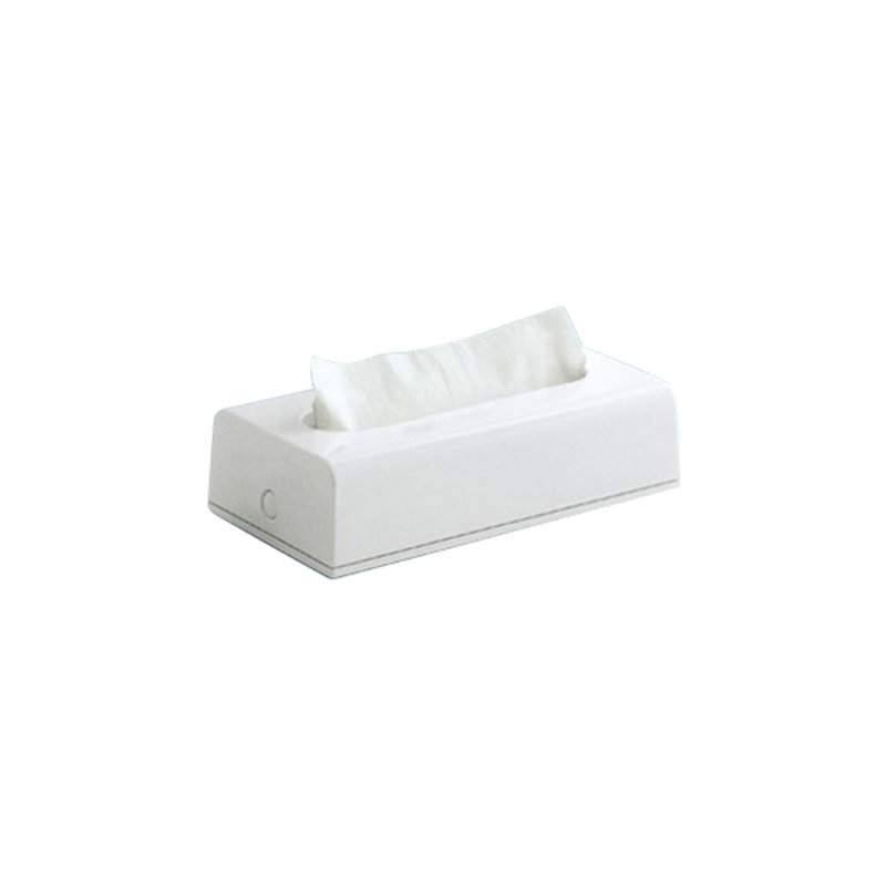 Housse pour boîte en tissu portafazzoletti Shawntella, Blanc