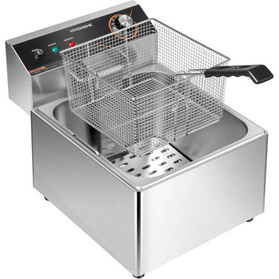 11l Extra Large Stainless Steel Elextric Deep Fryer