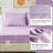 7-Piece Comforter Set, Microfiber, All Season Bed in a Bag – Light Purple, Queen-130132292-88294585