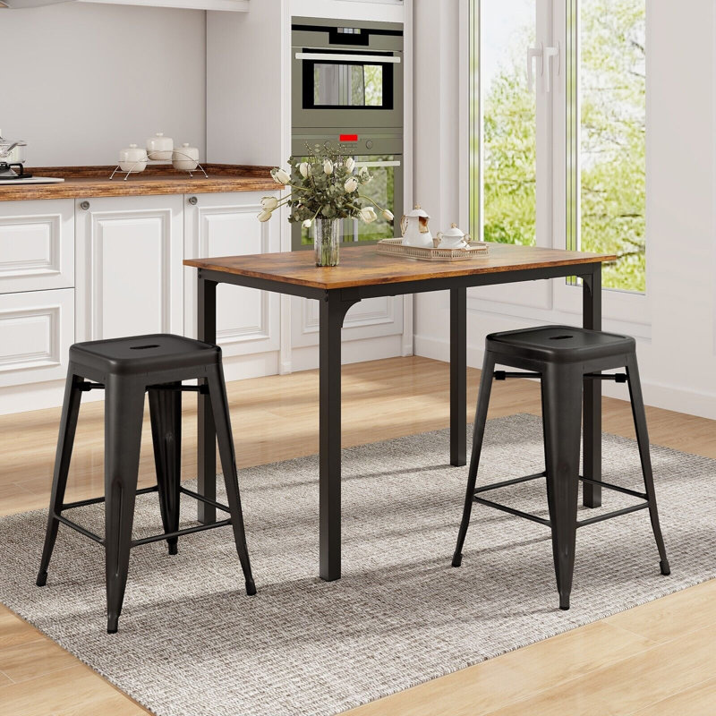 Annastasia Bar Stool, Black