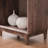 European Style All Solid Wood Small Bookcase