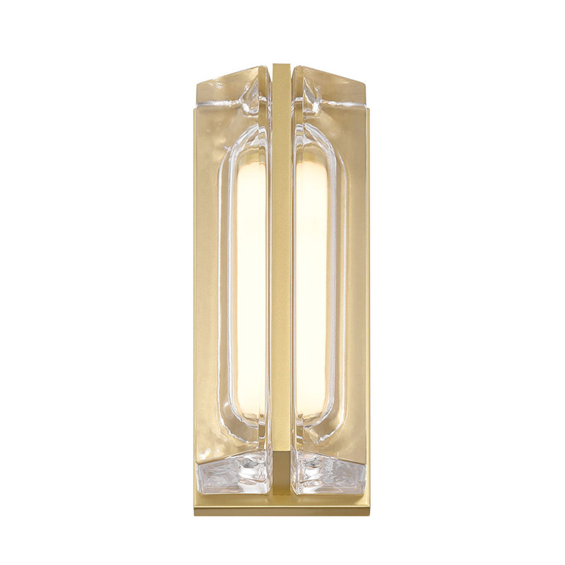 Langferd, extérieur, 12 po, verre transparent, Doré