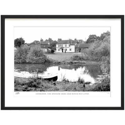 Loxwood, The Onslow Arms And River Wey C1950 by Francis Frith - Single Picture Frame Print