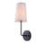 Obediah Steel Armed Sconce