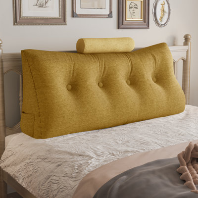 Coussin de lecture de tête de lit avec siège