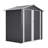 Metal Outdoor Storage Shed 6 X 4 FT Metal Shed With Lockable Door,Waterproof Garden Tool Shed Storage House For Backyard Patio Lawn,Gray-123375754-123375762