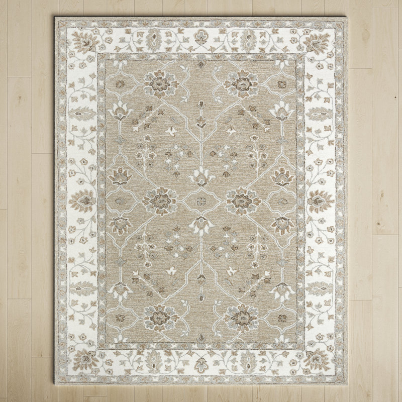 Bernard Wool Oriental Indoor Rug, Rectangle 5' x 7'6"