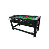 KICK Dyad 55" 2-in-1 Swivel Multi Game Table-Billiards & Foosball - Home & Game Room Entertainment