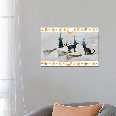 « Black Cat collection D » par Grace Popp-impression d’art graphique