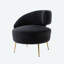 Fauteuil baquet doré-2115769743