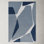 Light Blue Navy Hand-Tufted Abstract Wool Rug