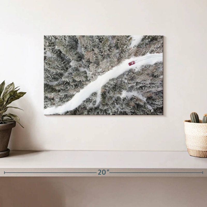 Alvord Snow Covered Road, 8" H x 12" W
