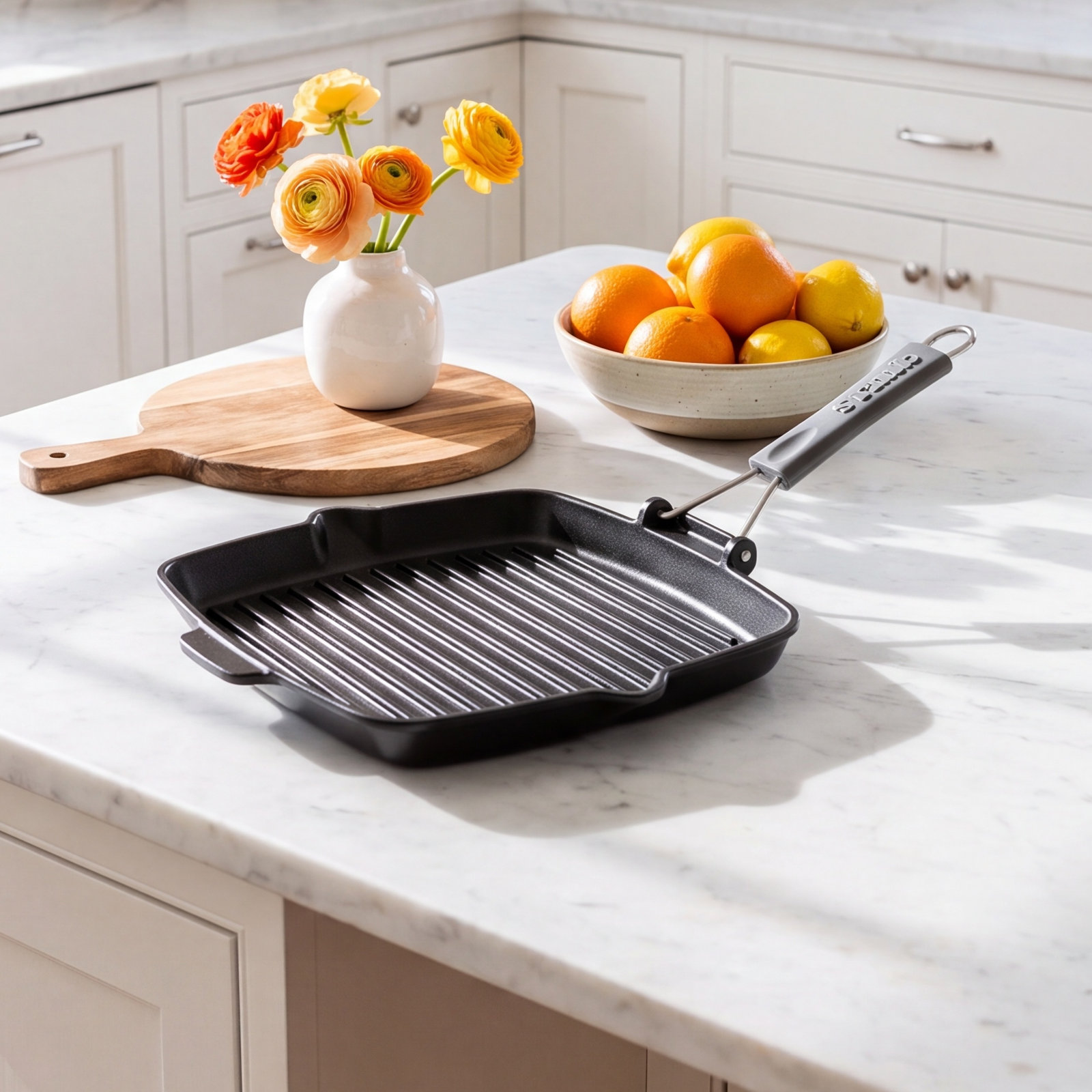 9.45" Cast Iron Square Grill Pan