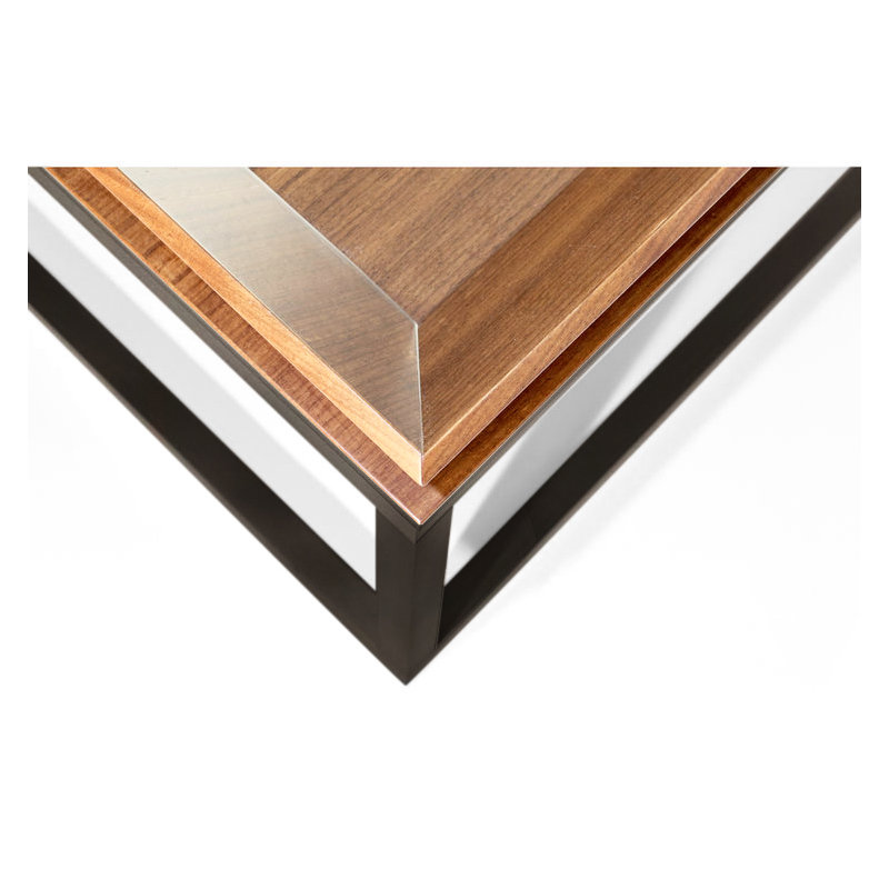 Le Solid Wood Coffee Table, Oak, Oiled Bronze