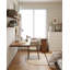 Bureau simple et moderne en bois massif en forme de L-984498149