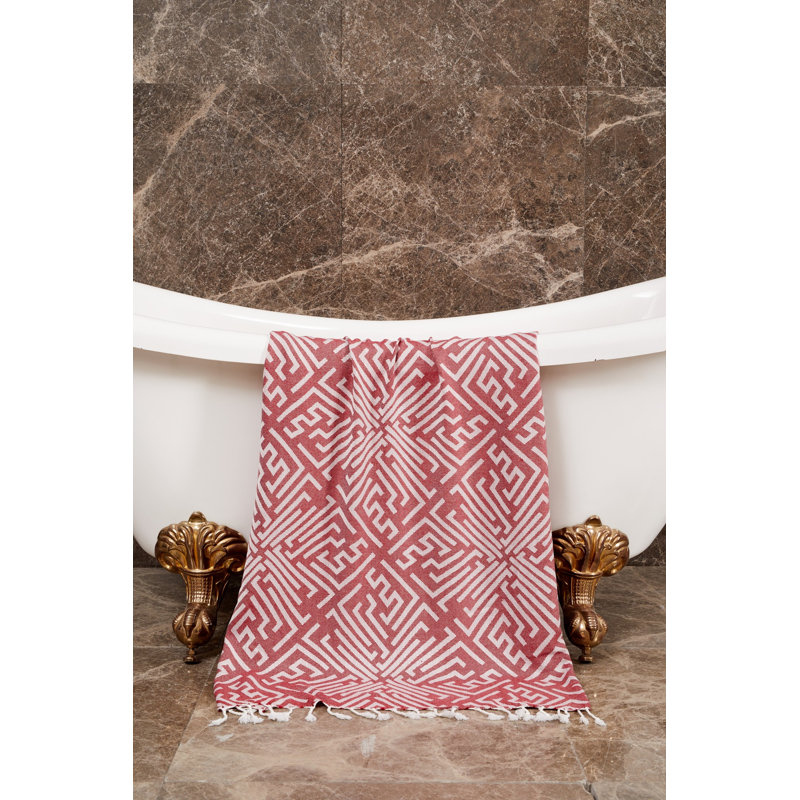 Serviette de plage Arrowsic, Rouge