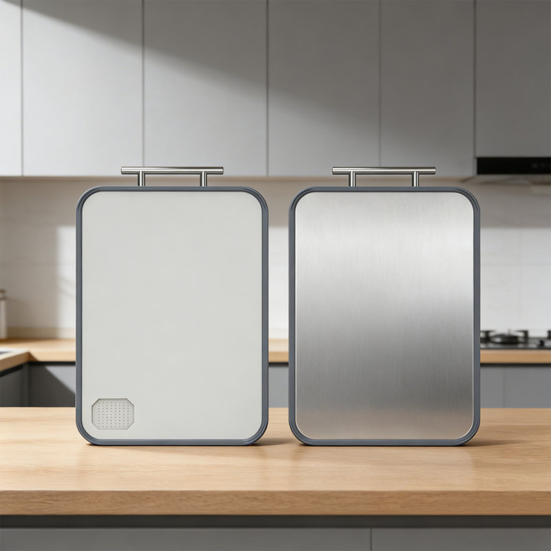17.5" × 11" Double-Sided Titanium Cutting Board