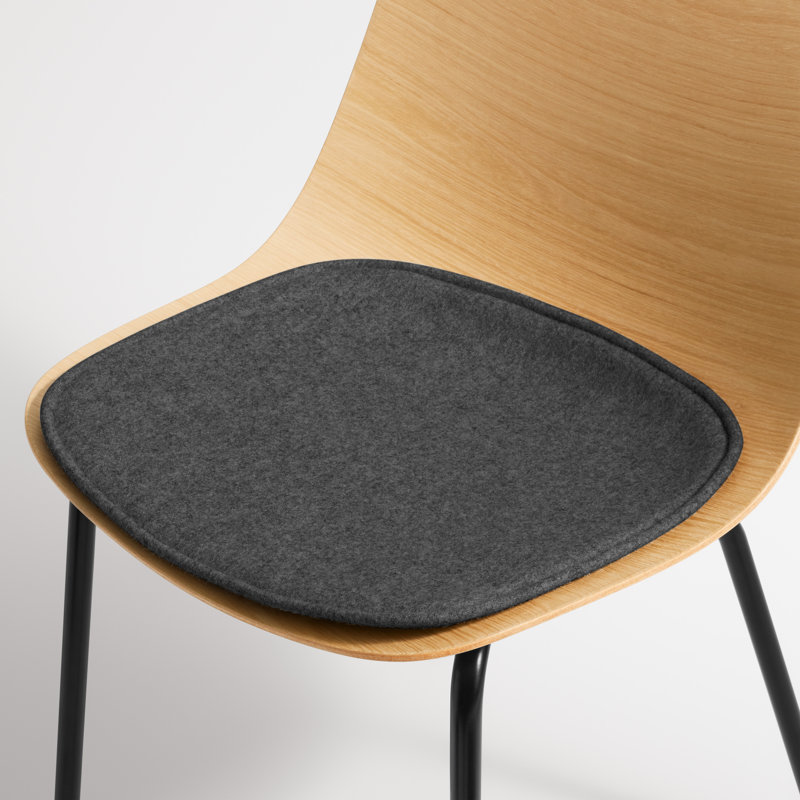 Clean Cut Outdoor 0.5'' Dining Chair Chair Pad, Vesper Charcoal