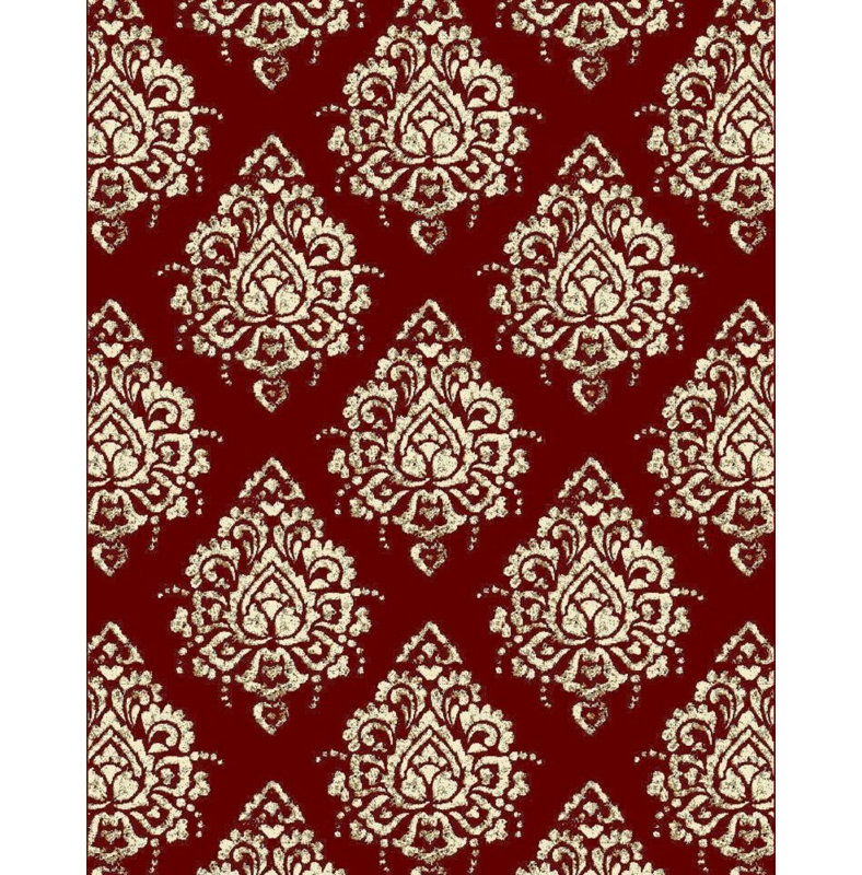 Tapis rouge Salena, Rectangle 3 pi 10 po x 5 pi 3 po