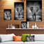 «African Elephant in Dark Artwork», reproduction d'impression sur toile tendue-29496720