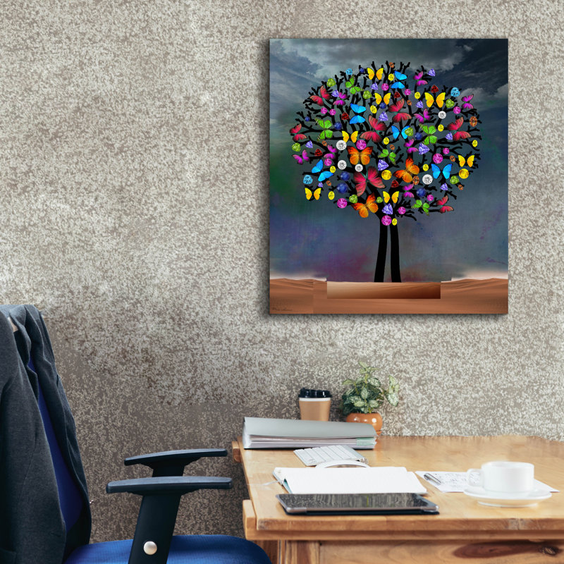 Toile épique «Tree New» par Mark Ashkenazi, 26 po x 30 po