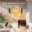 Wall-Mounted Electric Patio Heater, with 3 Heat Levels(500/1000/1500W)
