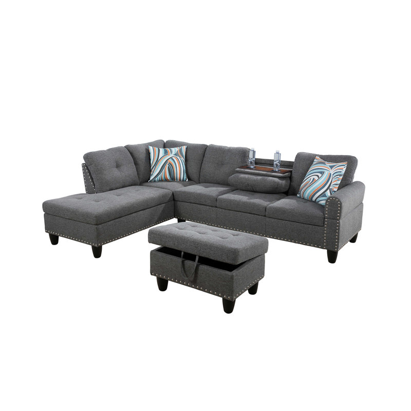 Sabiyah 3 - Piece Upholstered Sectional