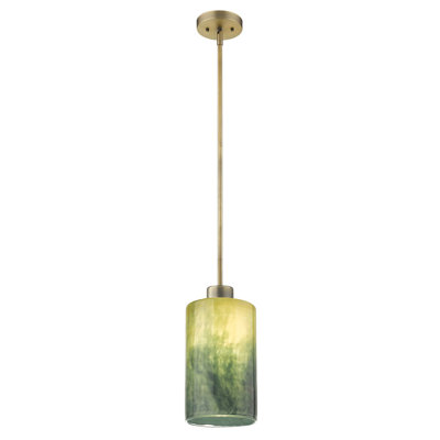 Luminaire suspendu à cylindre simple 1 lumières Delaplaine