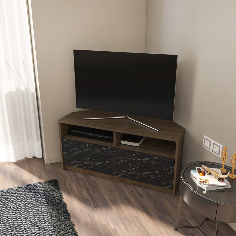 Droskyn Corner TV Stand for TVs up to 43'', Espresso