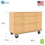 Armoire mobile à 5 compartiments avec roulettes-1758485126-1878496573