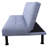 Iselys Twin 64'' Upholstered Convertible Sofa-2100258061