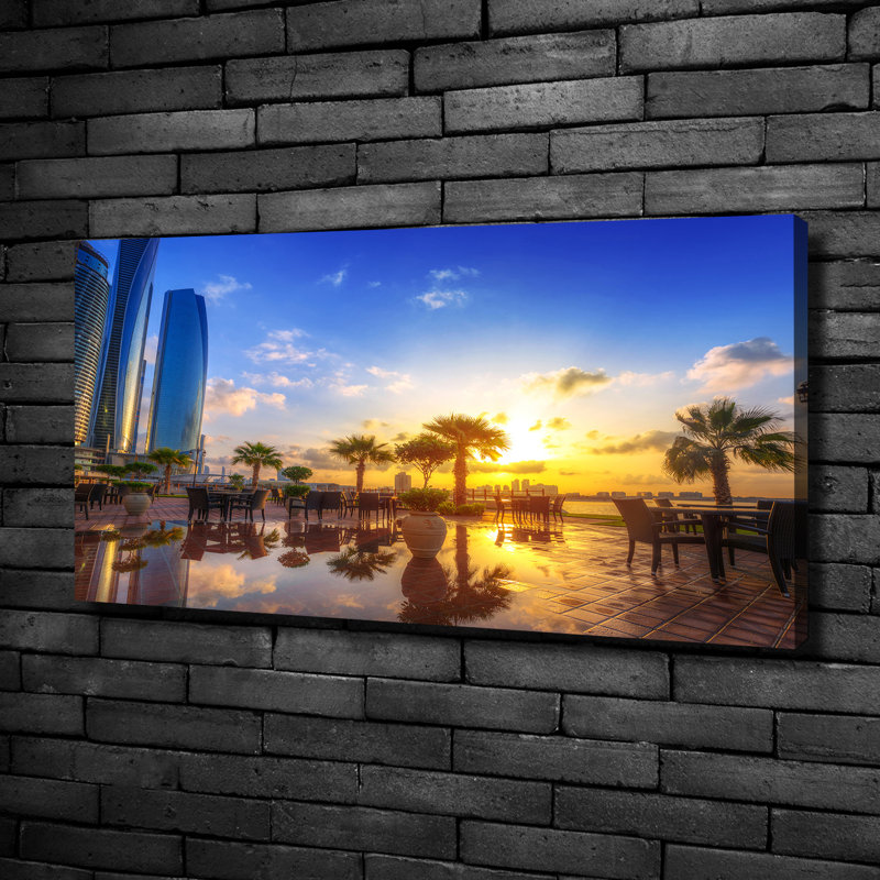Abu Dhabi East - Wrapped Canvas Print