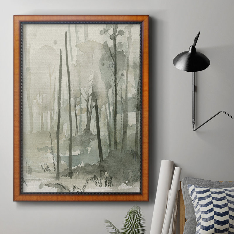 Toile encadrée de qualité supérieure Into The Woods IV - prête à être accrochée, L 18 po x H 27 po