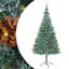 vidaXL Artificial Christmas Tree with Stand Green PVC and Steel-22768027