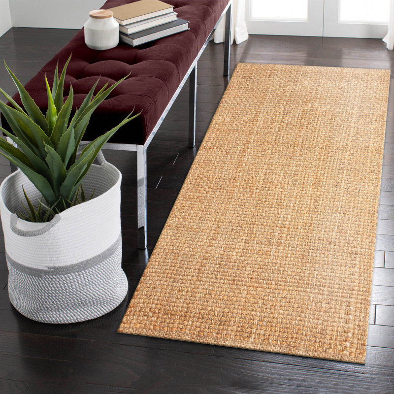 Amrei Solid Colour Non-Skid Kitchen Mat, Runner 2' x 5'