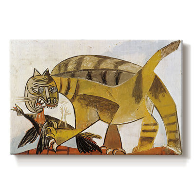 Cat Catching a Bird-Pablo Picasso-Gallery Wrapped Canvas-1939