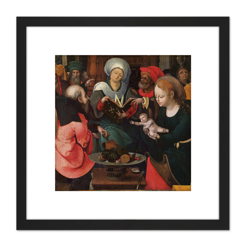 Master Lille Adoration Holy Kinship - Single Picture Frame Painting