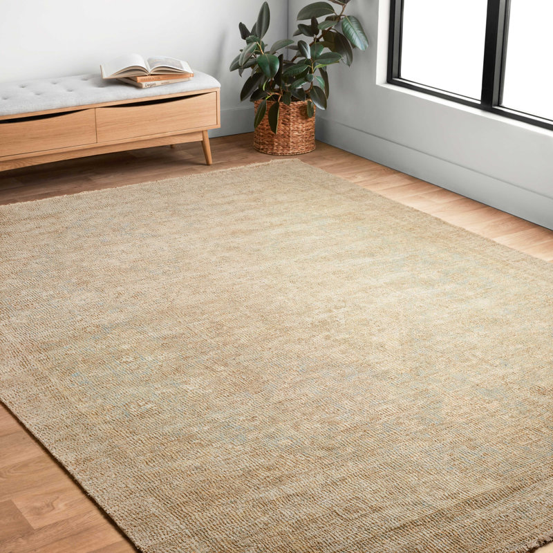 Jacarra Hand Woven Oriental Indoor Rug, Rectangle 7'9" x 9'9"