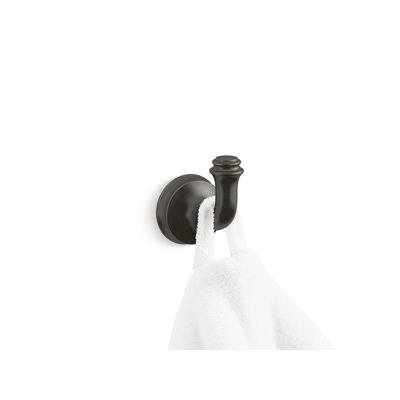 Franklin Brass Somerset Single Robe Hook - Satin Nickel Finish, Coordinates With Delta Lahara