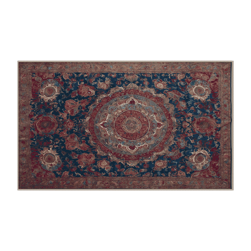 Tapis brun lavable à la machine, Rectangle 4 pi x 6 pi