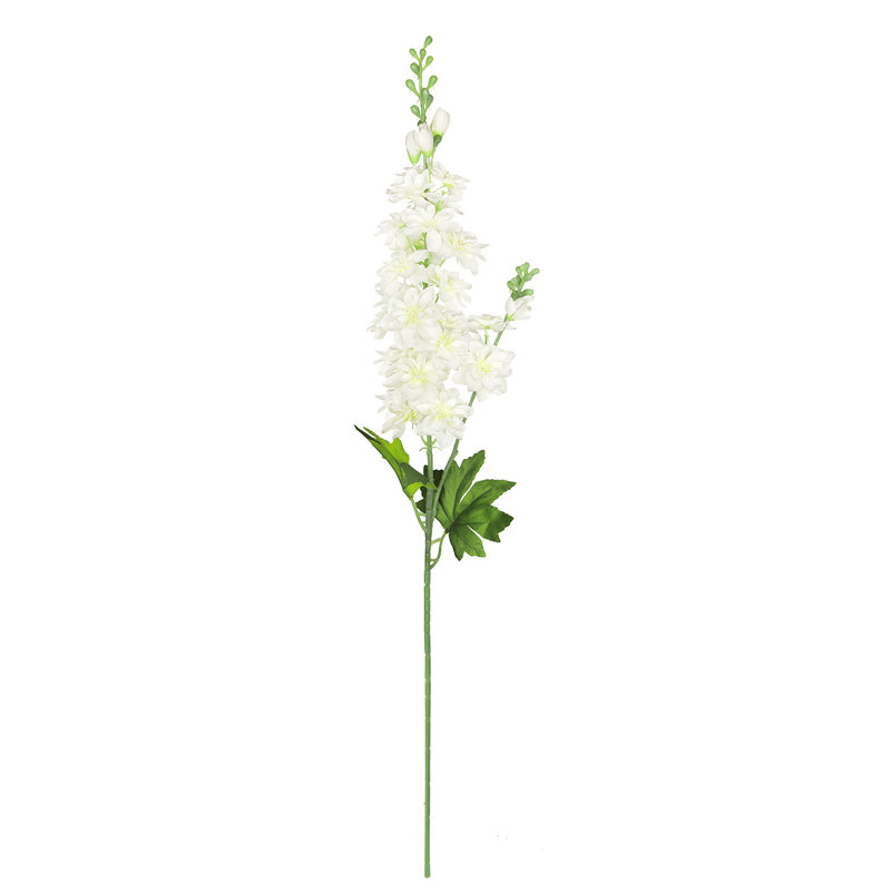 Fleur artificielle Delphinium, Blanc